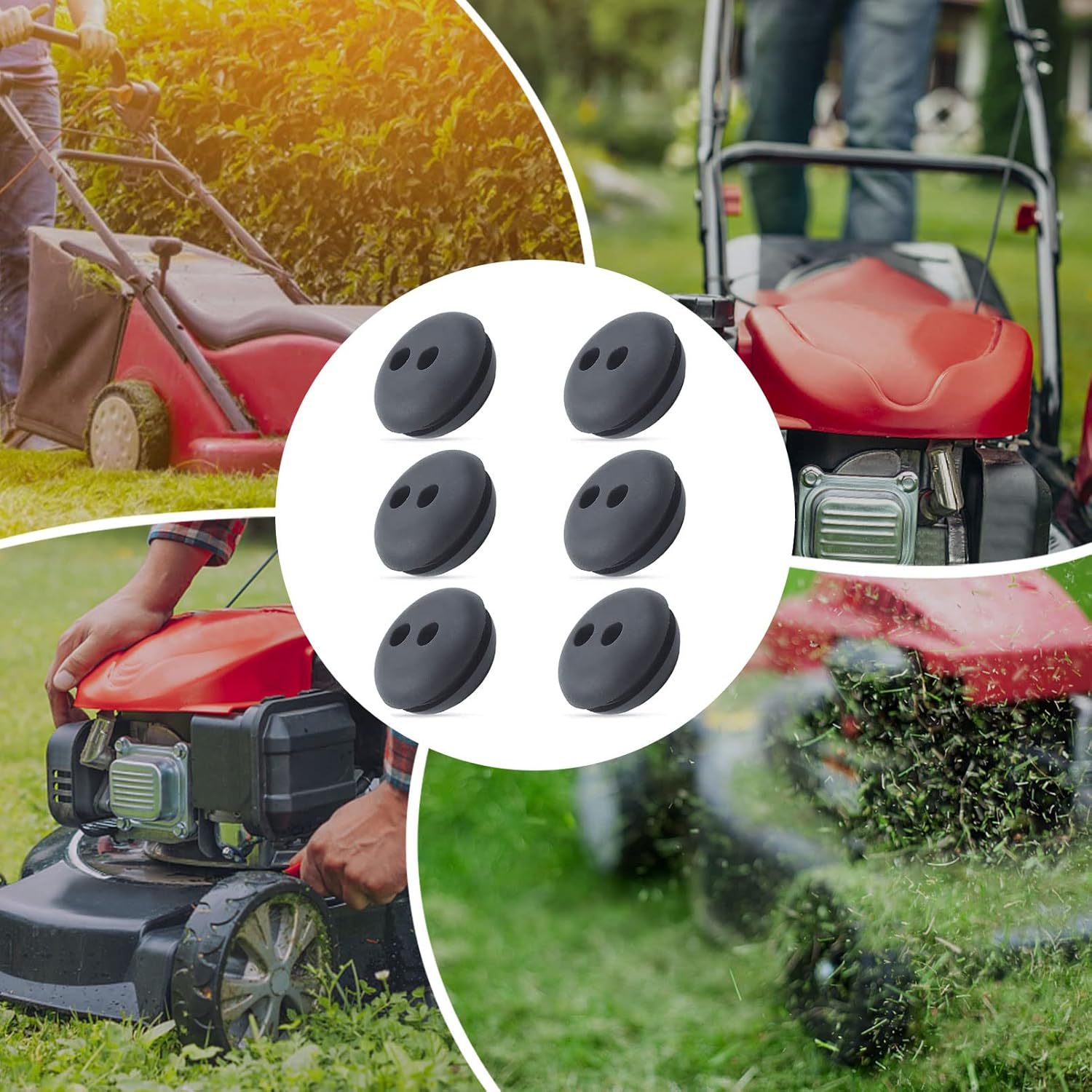 Outdoor Power Grommet - ゴムシールグロメット 21 ミリメートルタンク穴トリマーブラシカッター燃料ライン修理交換部品屋外ガーデン電動工具