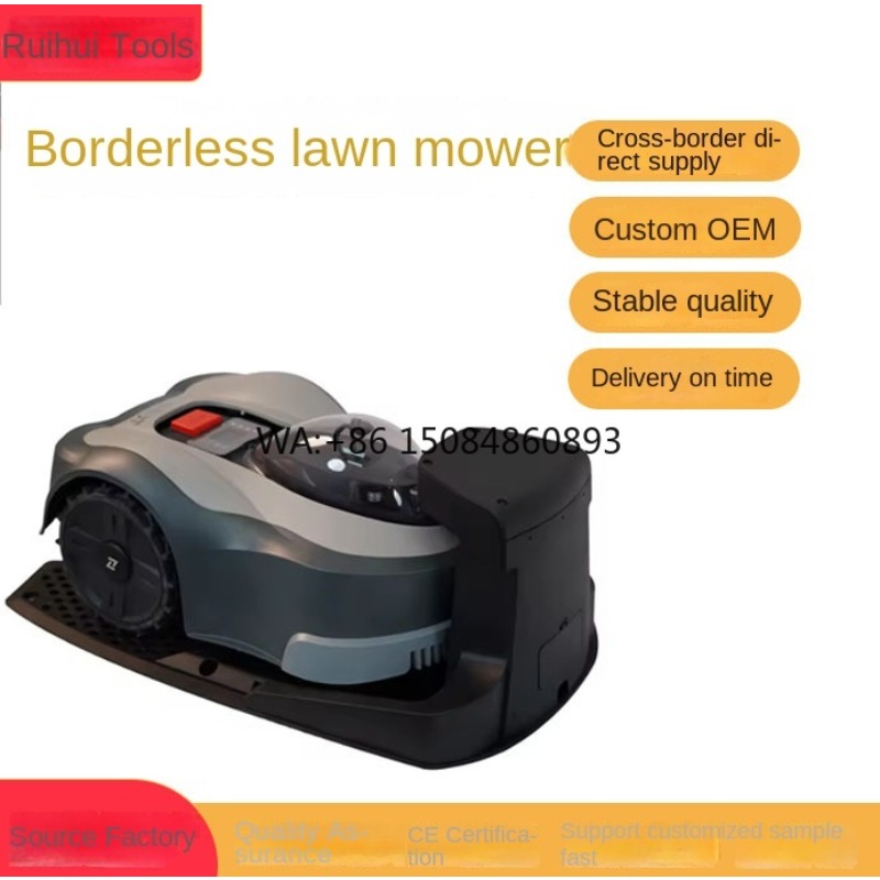 Lawn Mower Battery - 高効率全自動GPS搭載DIY工業用1600W芝刈り機インテリジェントロボット境界線不要芝刈りバッテリー式