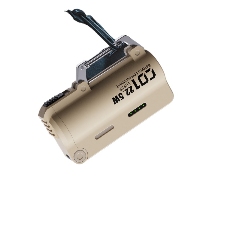 Outdoor Powerbank - ミニポータブル屋外用パワーバンク：5000mAh、交換可能なバッテリー、強力な急速充電機能-バッテリーは含まれていません