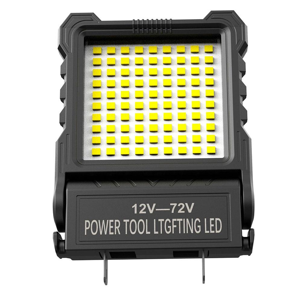 Outdoor Power Works - LED作業灯 防水電動工具バッテリー投光器 車修理 アウトドアキャンプ 緊急ランプ