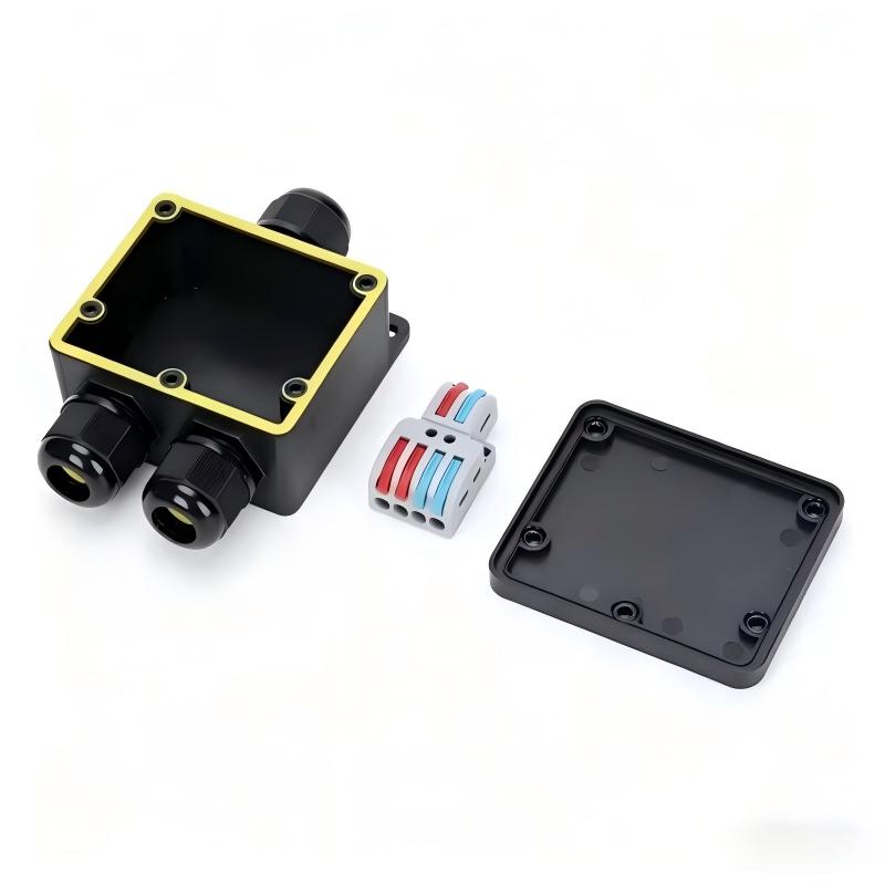 Outdoor Power Wire - 防水ジャンクションボックス IP68 2ウェイプラグライン M20 同軸ケーブルコネクタ ワイヤー範囲