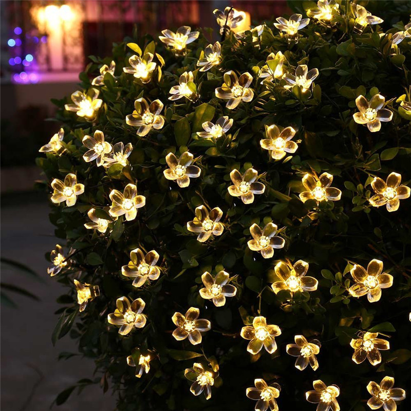 Outdoor Power For Christmas Lights - ソーラーled屋外ライトガーランド,庭の装飾,クリスマス,5m,7m,12m,22m,6v
