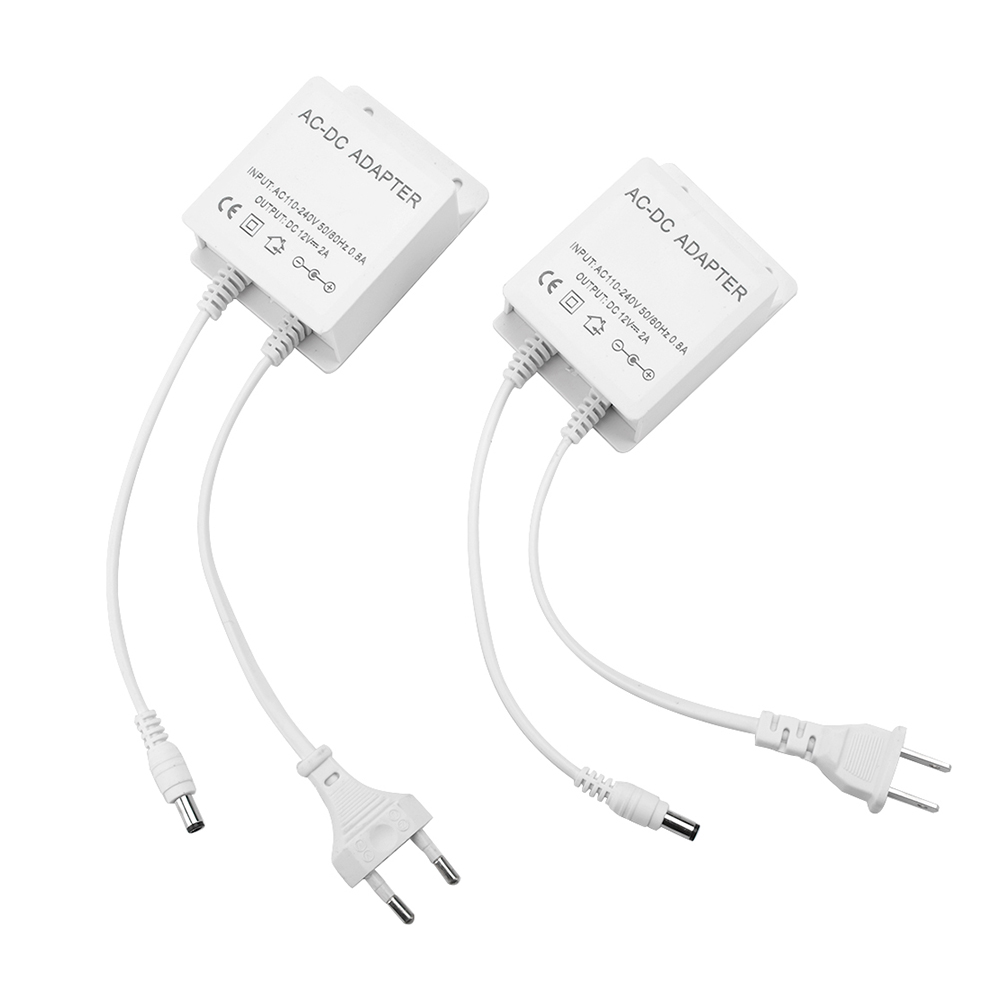 DC12V 2A EU プラグアダプタセキュリティ屋外電源  - Outdoor Power Wire のレビューと価格