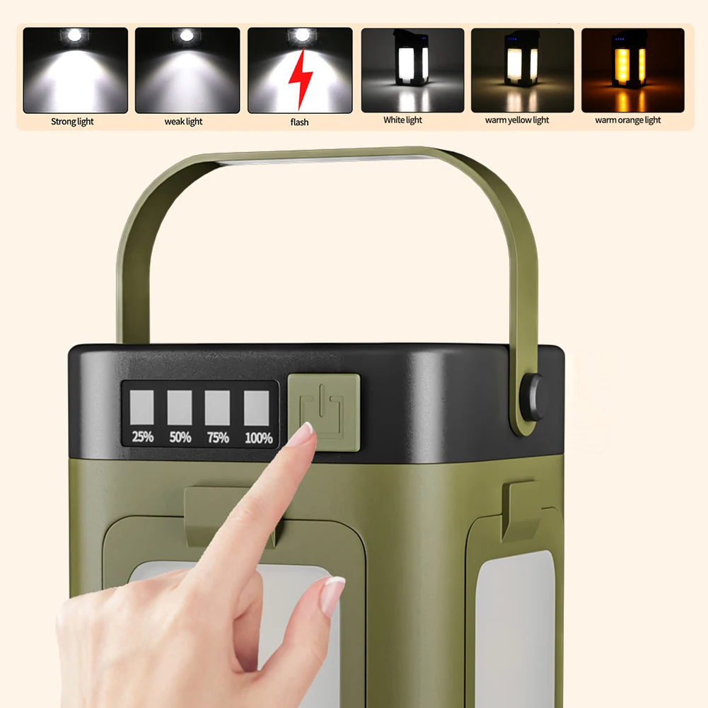 ソーラー充電式折りたたみ式2000mAhパワーバンク付き屋外 - Outdoor Powerbank のレビューと価格