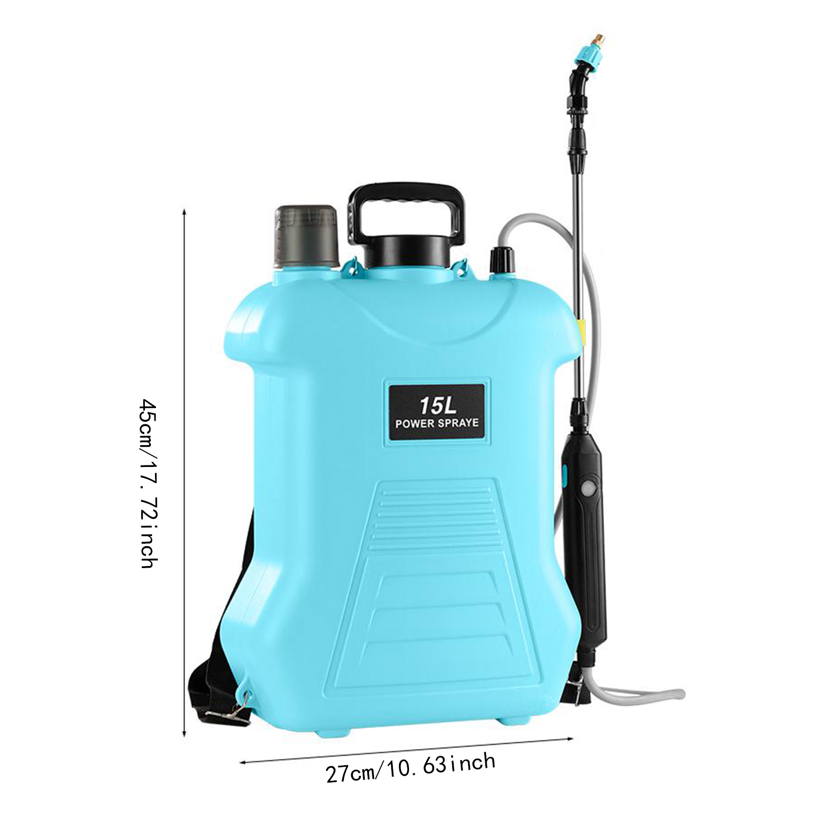 4ガロン/15リットル電動バックパック式噴霧器、ショルダース - Electric Sprayer Backpack のレビューと価格