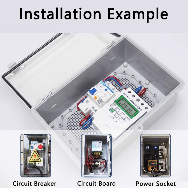 IP66 防水グレー/透明カバーエンクロージャ電源ジャンクシ - Outdoor Power Box Cover のレビューと価格