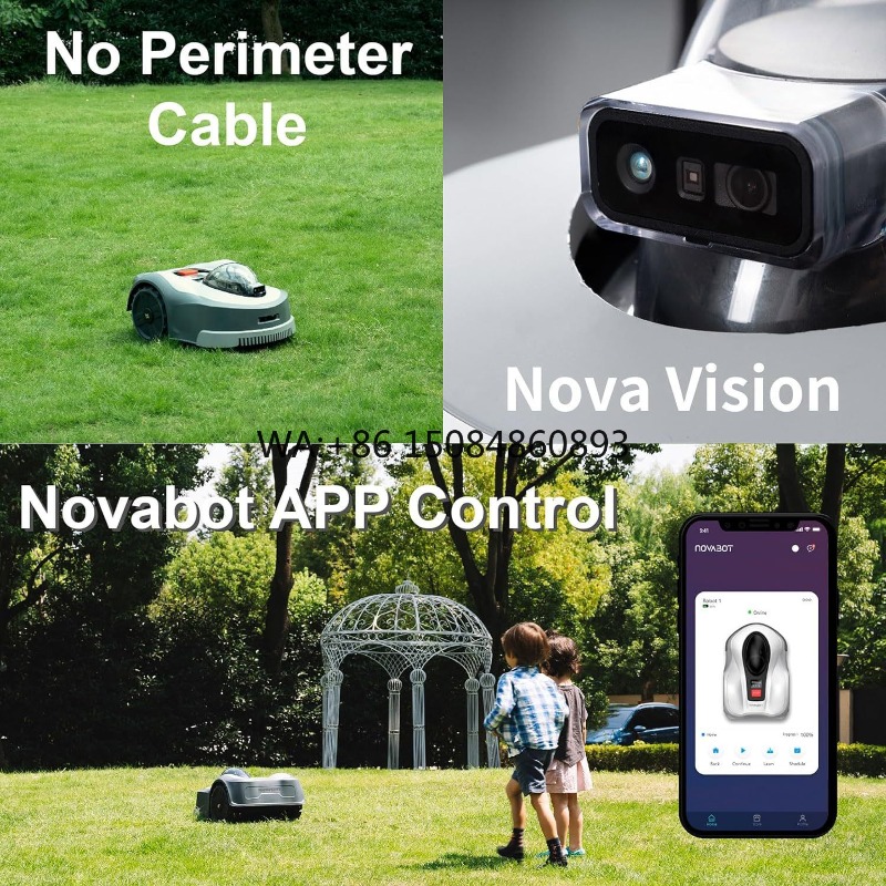 高効率全自動GPS搭載DIY工業用1600W芝刈り機インテリ - Lawn Mower Battery のレビューと価格