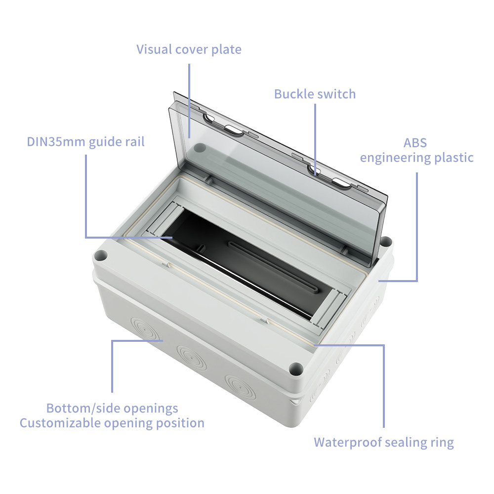 HTシリーズ防水配電ボックス 5/8/12/15/18/24 - Outdoor Power Box Cover のレビューと価格