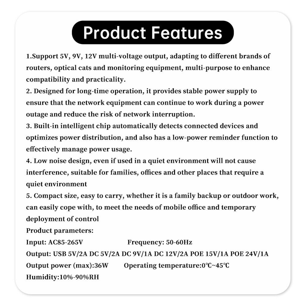 1018L 5V 9V 12V バックアップDC UPS 無 - Ups Power Supply Outdoor のレビューと価格