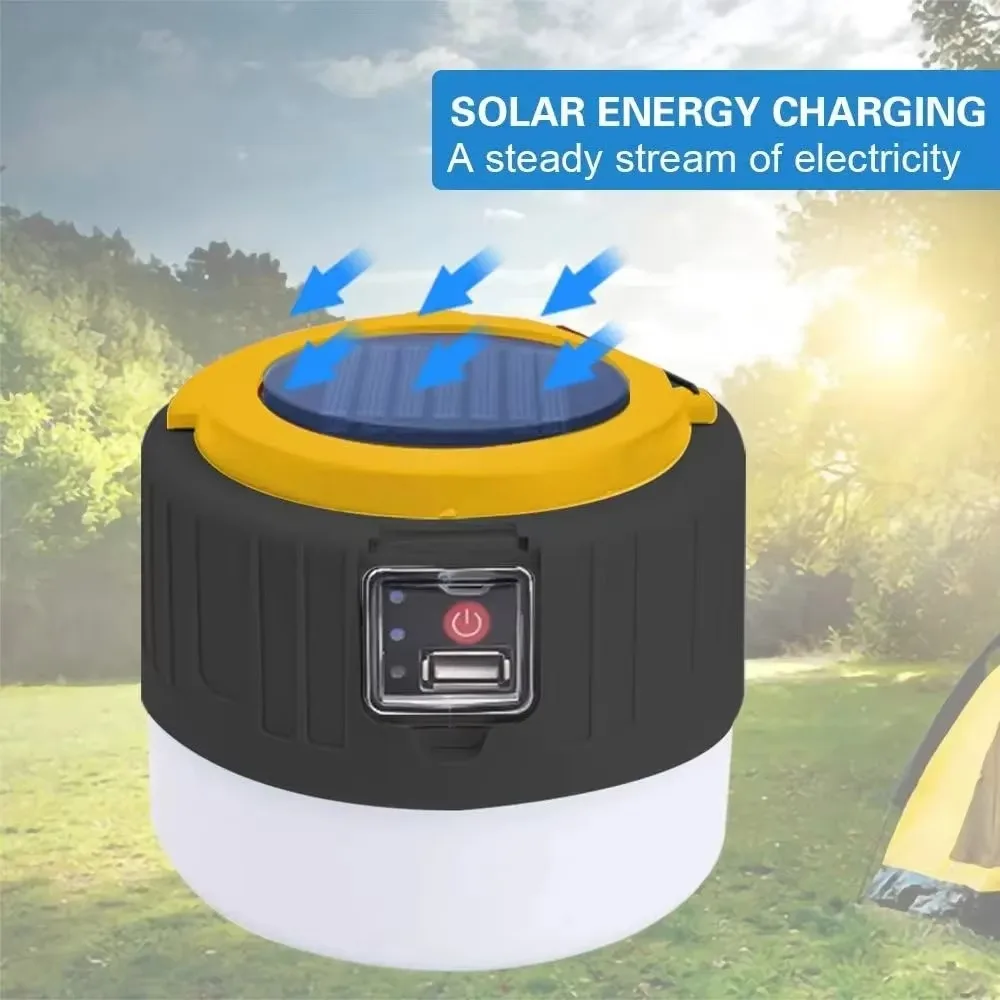 ソーラーキャンプランタン 充電式LEDポータブルワークライト - Outdoor Powerbank のレビューと価格