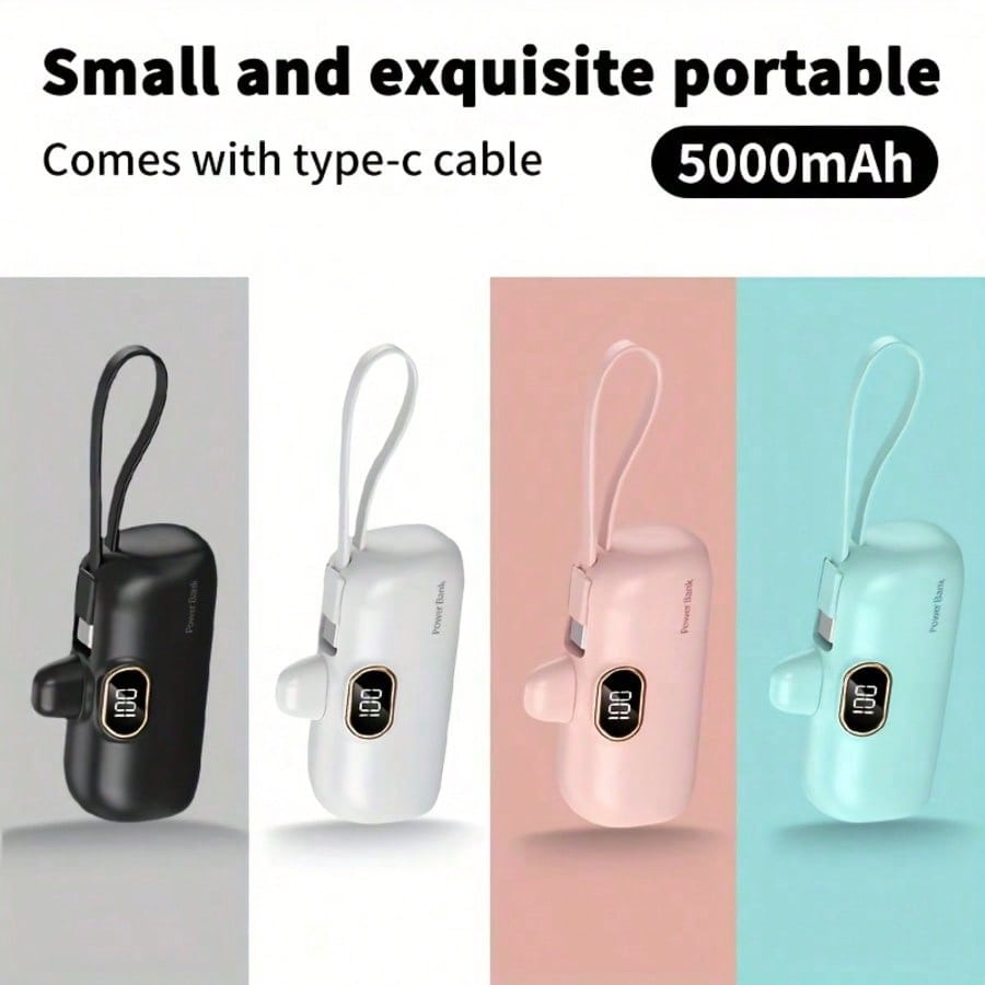 ミニポータブル急速充電パワーバンク、口紅サイズのコンパクトな - Outdoor Power Wire のレビューと価格