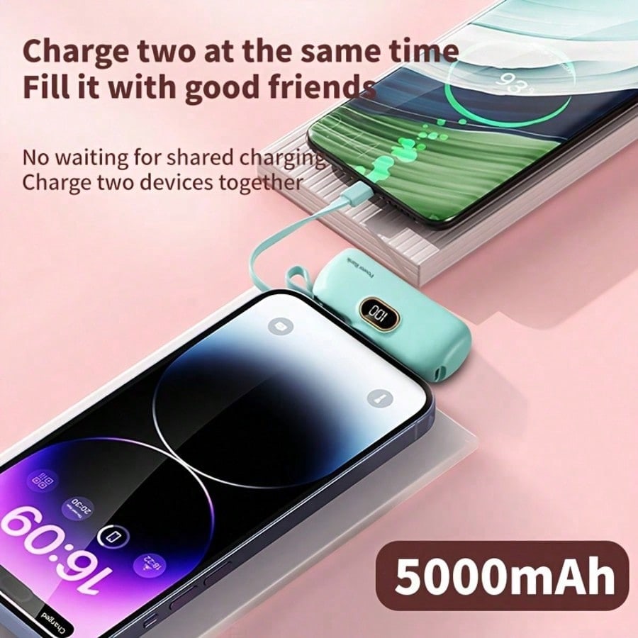 ミニポータブル急速充電パワーバンク、口紅サイズのコンパクトな - Outdoor Power Wire のレビューと価格