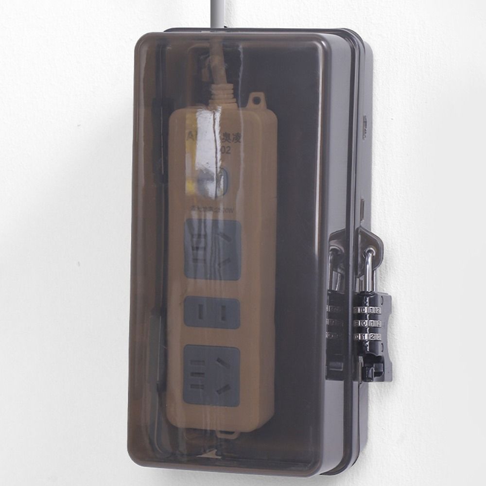 耐久性のあるプラスチック製プラグボックス盗難防止耐候性延長コ - Outdoor Power Strip With Cover のレビューと価格