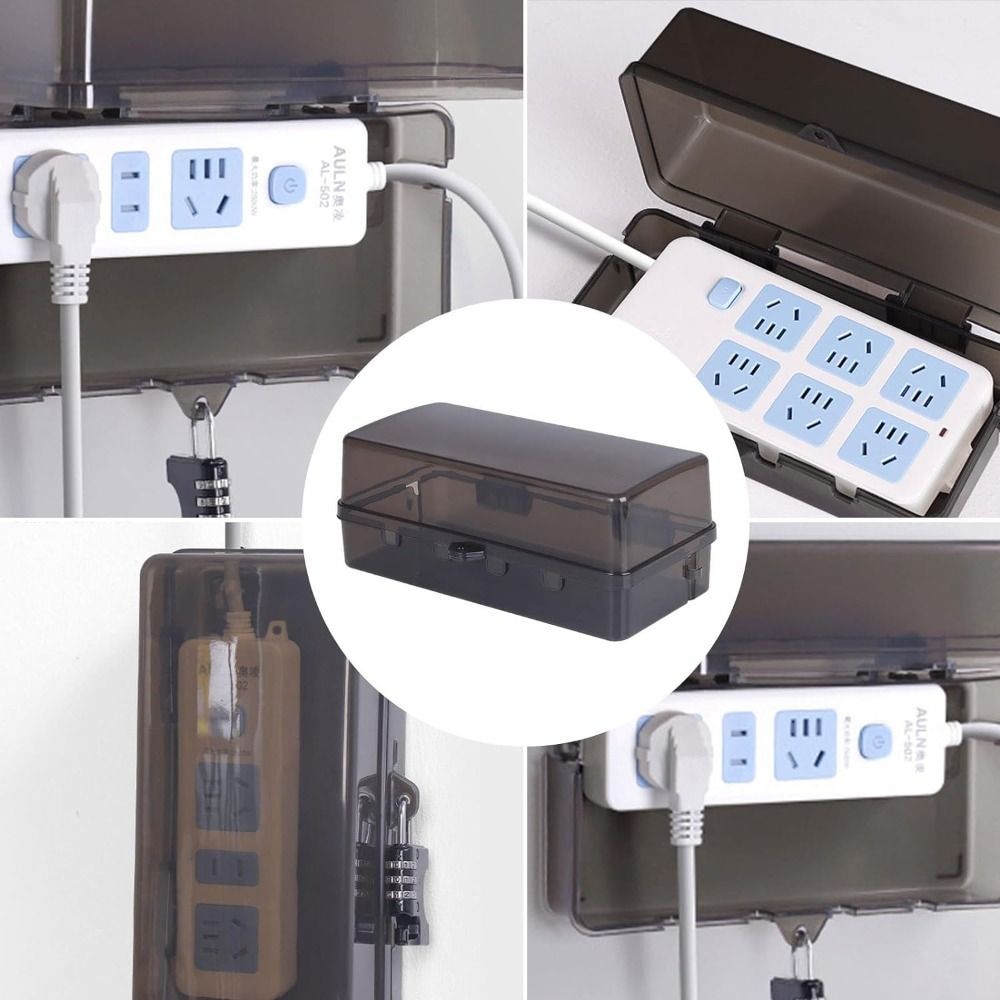 耐久性のあるプラスチック製プラグボックス盗難防止耐候性延長コ - Outdoor Power Strip With Cover のレビューと価格