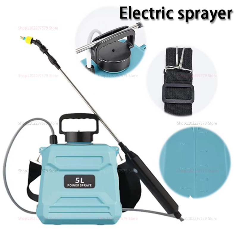 5リットル電動農業用噴霧器、高圧消毒・農薬散布、農場・庭園灌 - Electric Sprayer Backpack のレビューと価格