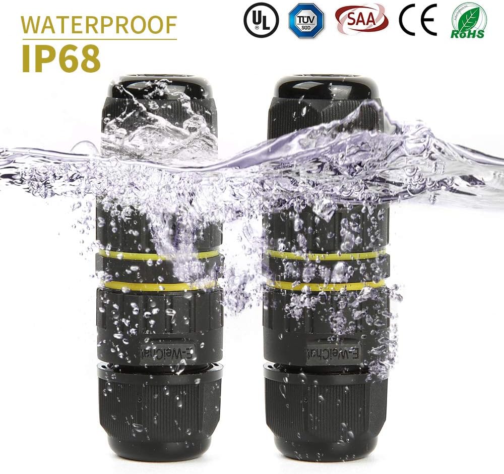 M16 2ピン 3ピン IP68 防水ジャンクションボックス - Outdoor Power Wire のレビューと価格