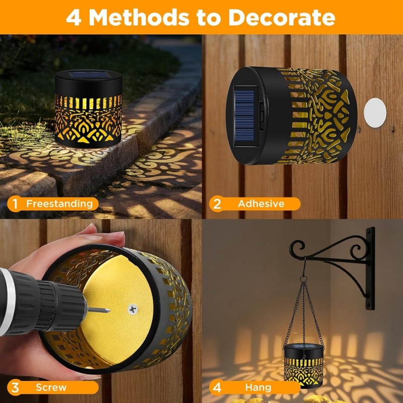 【大特価】ソーラーフェンスライト屋外用、太陽光発電ウォールデ - Outdoor Power Deals のレビューと価格
