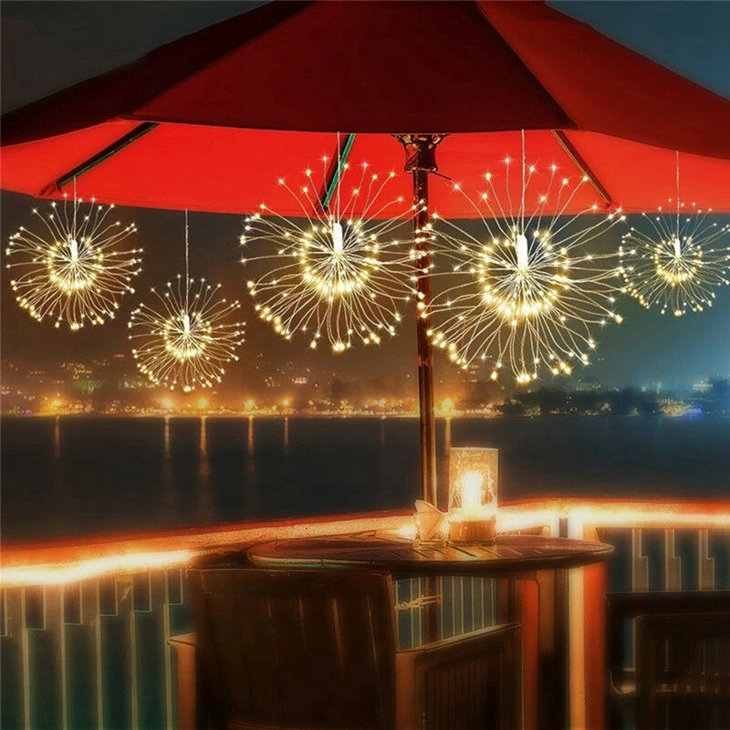 ソーラーLEDストリングライト,ソーラー充電式照明,銅線,妖 - Outdoor Power For Xmas Lights のレビューと価格