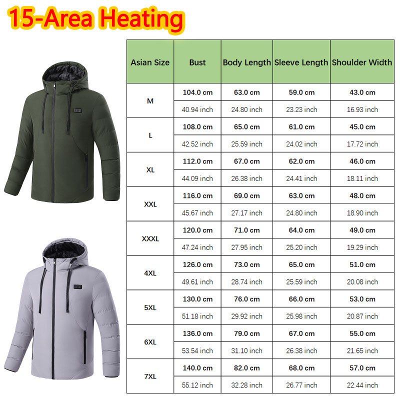 Huelora 11 エリア加熱ジャケット メンズ アウトド - Outdoor Power Works のレビューと価格