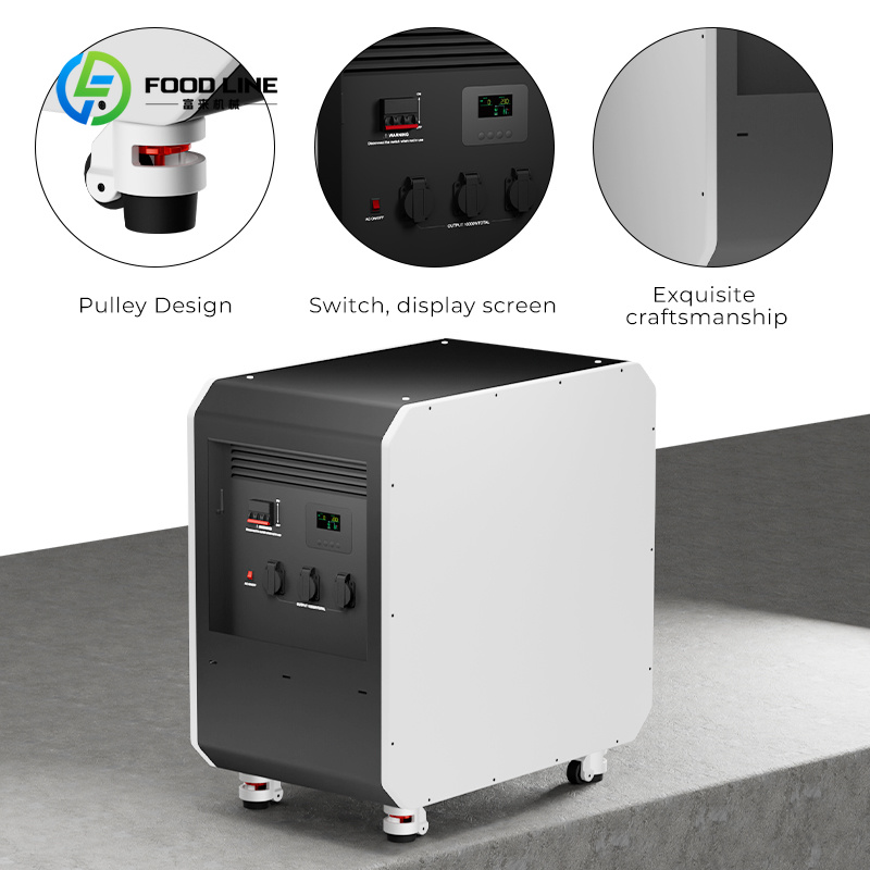 カスタマイズされた2500W‑12KW LiFePO4パワー - Ups Power Supply Outdoor のレビューと価格