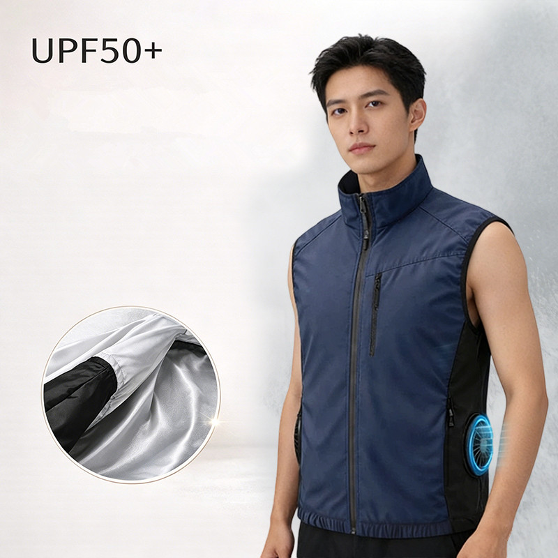 夏用男性用熱中症予防冷却高風量ファンインテリジェント空調服ベ - Outdoor Powerbank のレビューと価格